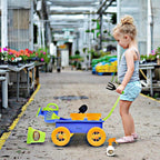 Dimple Garden Wagon & Tools Juego de juguetes, juego de jardinería para