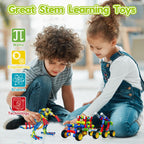 Juguetes de construcción STEM para niños de 3, 4, 5, 6