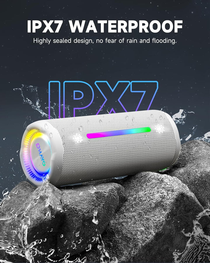 OHAYO - Bocina Bluetooth 5.3, inalámbrica portátil, impermeable IPX...