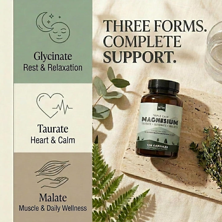 Natural Rhythm Triple Calm Magnesio 150 mg - Paquete de 2 - Supleme...