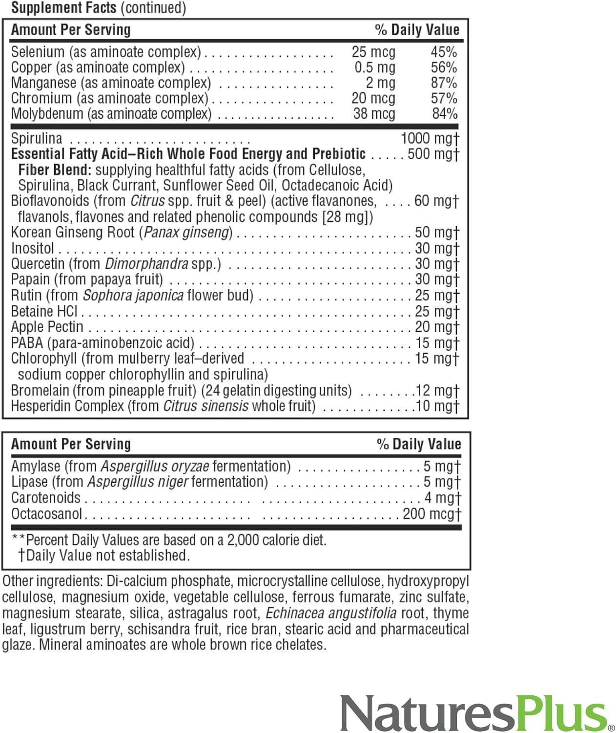 NaturesPlus Source of Life - 90 mini tabletas - Suplemento multivit...