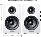 Sanyun SW208 3" altavoces activos de la estantería de Bluetooth 5.0