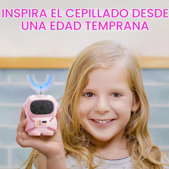 Bendi Cepillo de dientes eléctrico para niños, diseño de astronauta...
