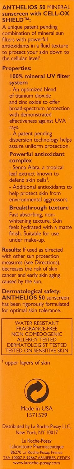 La Roche-Posay Anthelios Sunscreen SPF 40, Ultra-Light Fluid Broad...