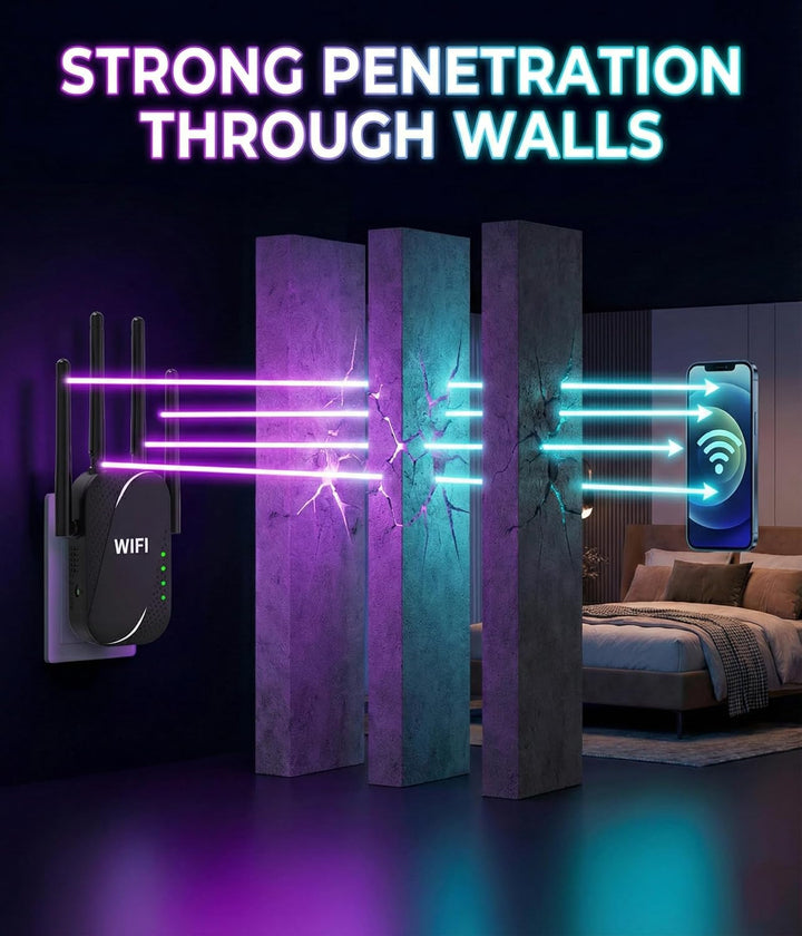 Uiuqekel Extensor WiFi GT300 de 300 Mbps, extensor de alcance WiFi...