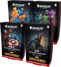 Magic: The Gathering | Paquete de mazo Marvel Super Heroes Commander – Incluye las 4 cubiertas (Los Vengadores Ensamblan, Wakanda Forever, Los Cuatro Fantásticos, Doom Prevalece)
