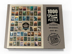 MyPuzzle 63 American National Parks: By Kenneth Crane, póster vintage, rompecabezas premium de 1000 piezas para adultos
