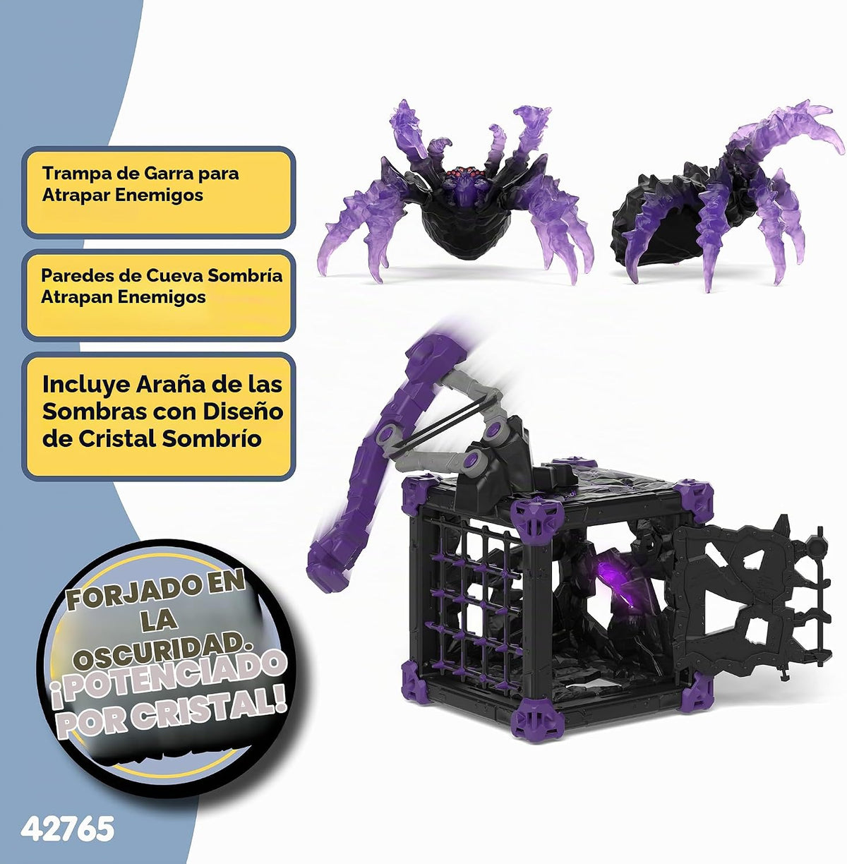 Schleich Eldrador 42765 - Juego de 33 piezas de araña de la sombra de