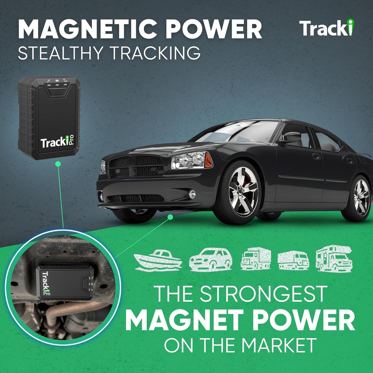 Rastreador GPS Pro Tracki para vehículos Localizador de