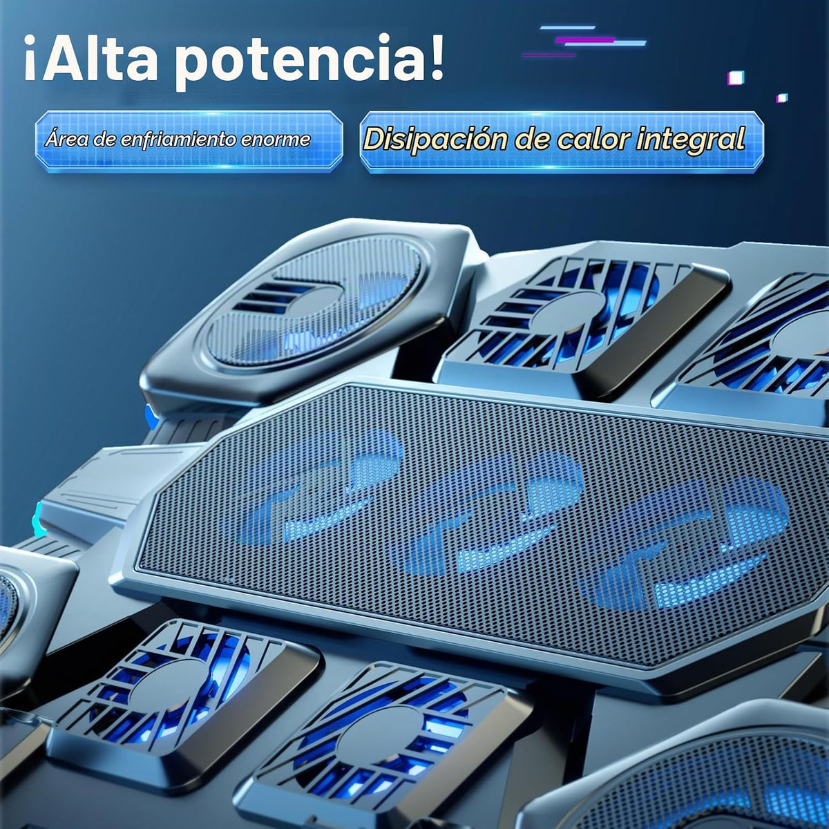 Almohadilla de refrigeración para laptop para videojuegos, 11 venti...