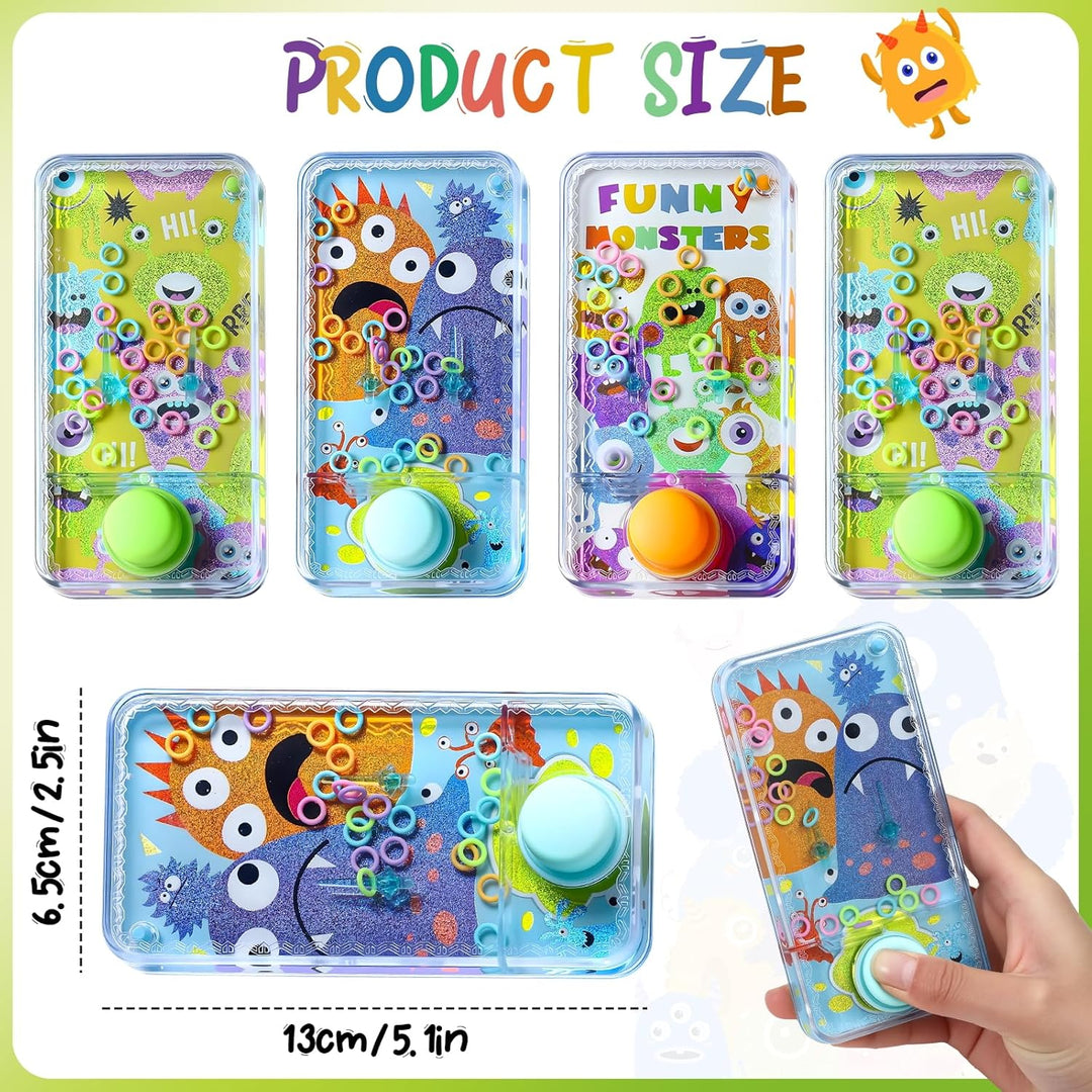 Cleboen Paquete de 12 juegos de agua de mano para niños, juegos de...