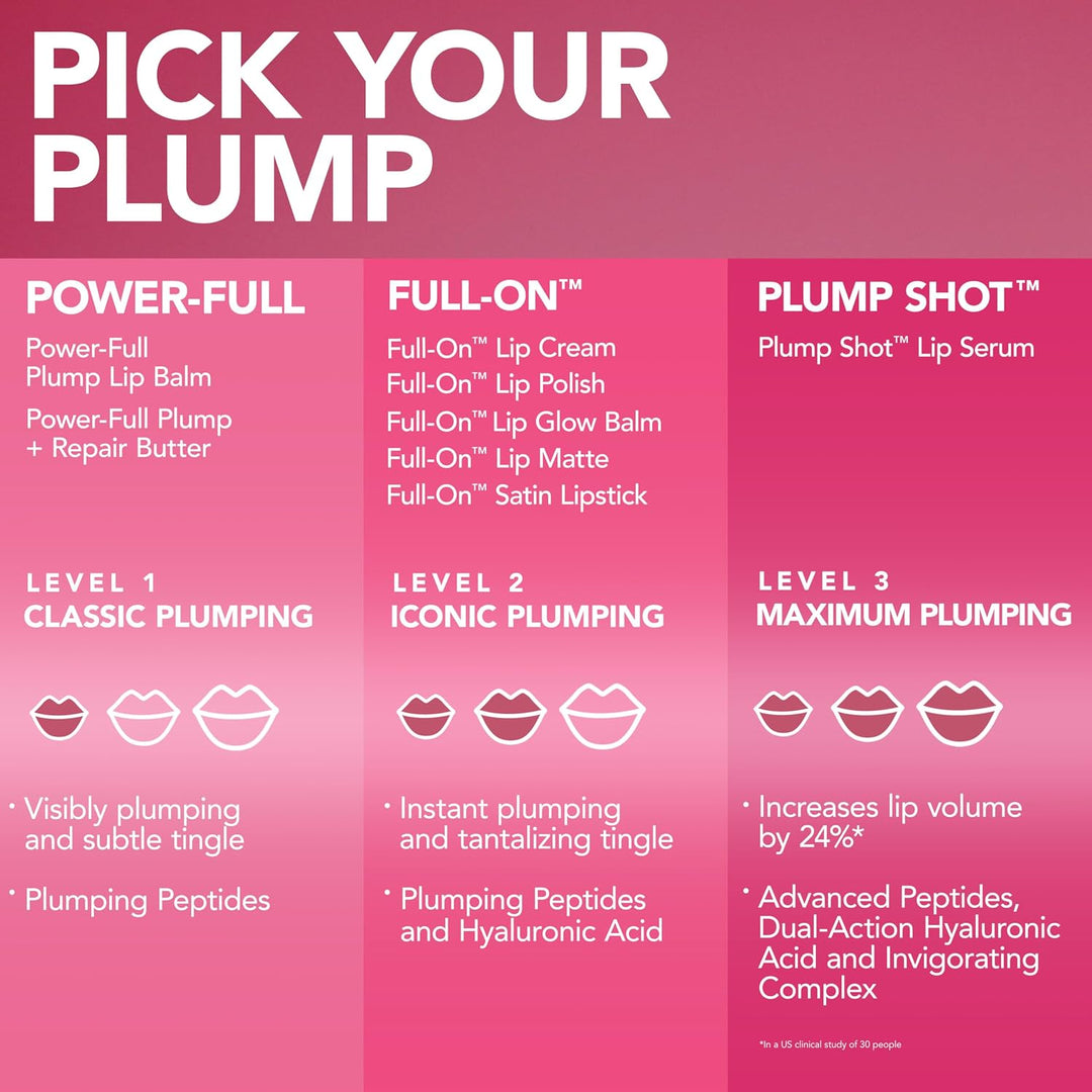 BUXOM Bálsamo labial Power-Full Plumping, bálsamo labial tintado, h...