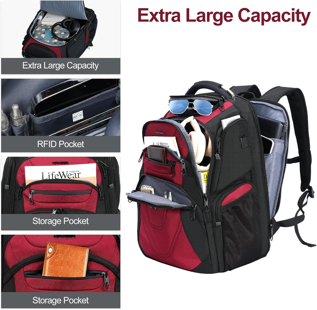 KROSER Mochila para Laptop de Viaje Amigable Mochila Repelente al A...