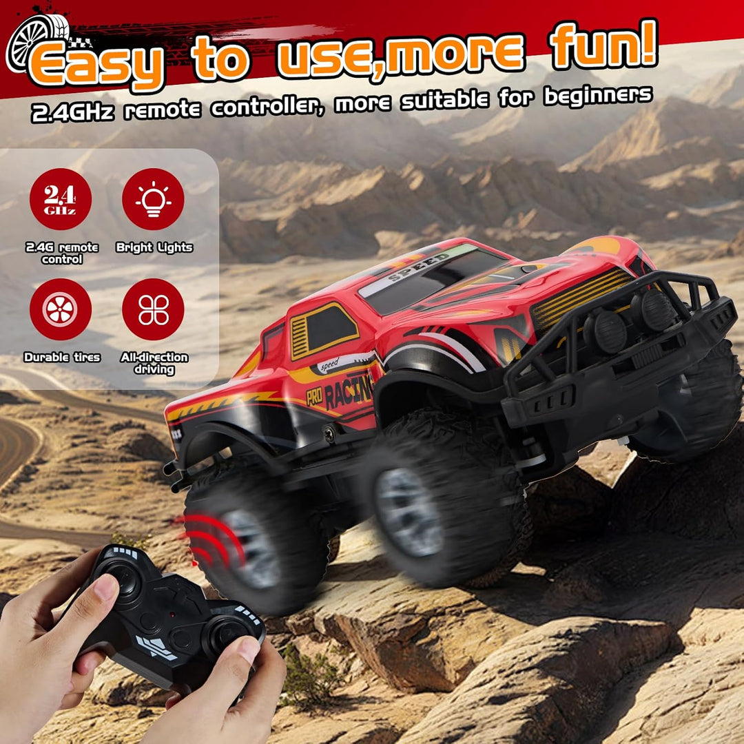 JOYBLI Camión todoterreno con control remoto, auto RC de 2.4 GHz co...