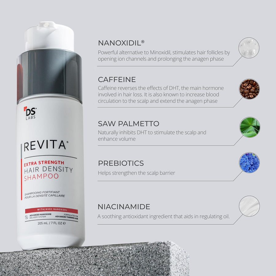 DS Labs Revita Champú Extra Fuerte, 205 ml \u2013 Limpieza Primero...