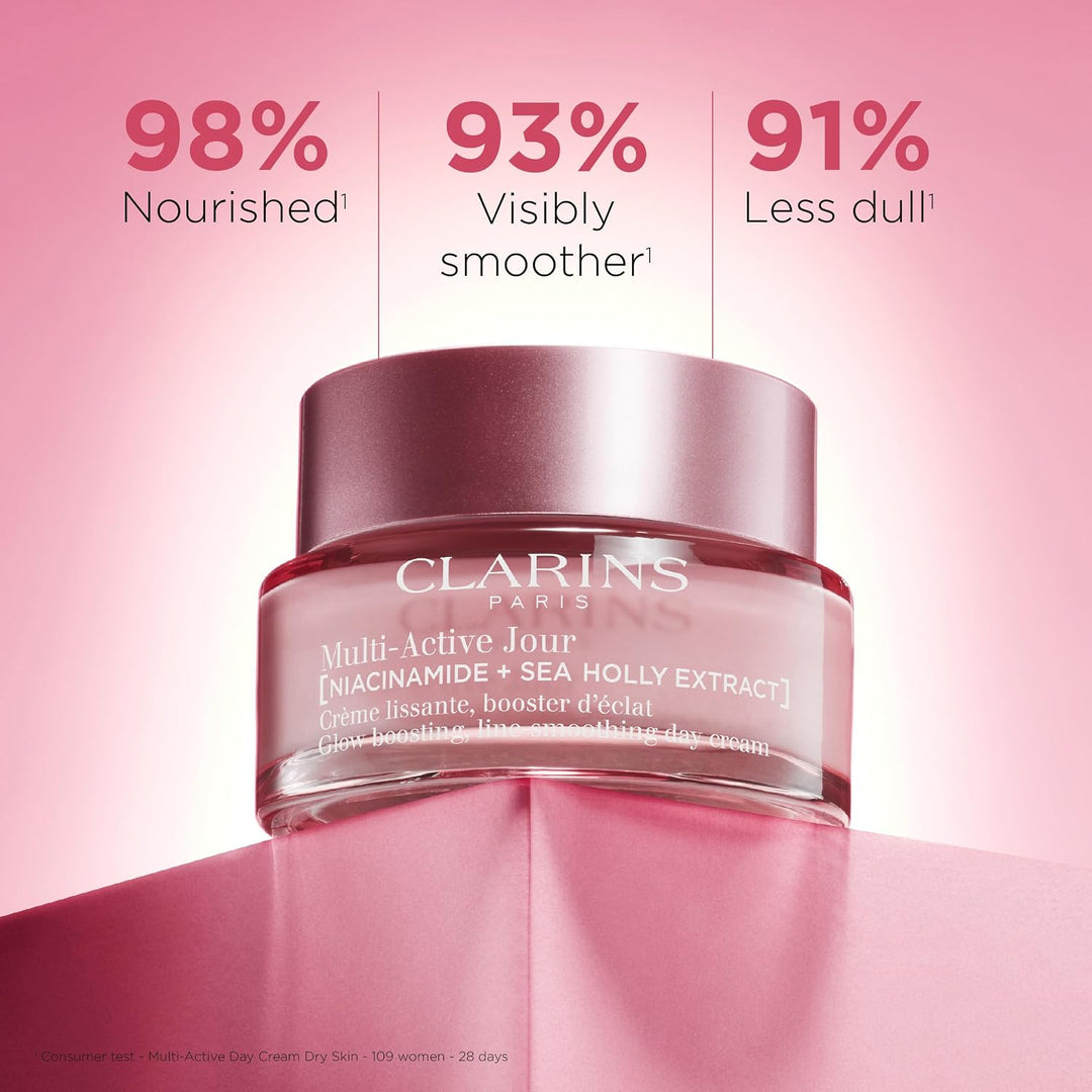 Clarins Hidratante de día multiactivo con niacinamida | Suaviza las...