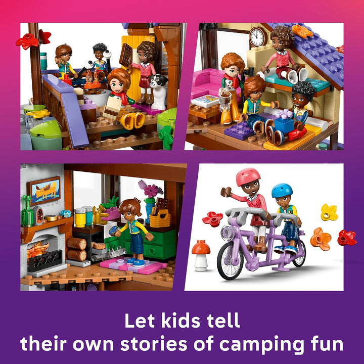 LEGO Friends Acogedora Cabaña en el Bosque Otoñal 42705 | Juguete d...