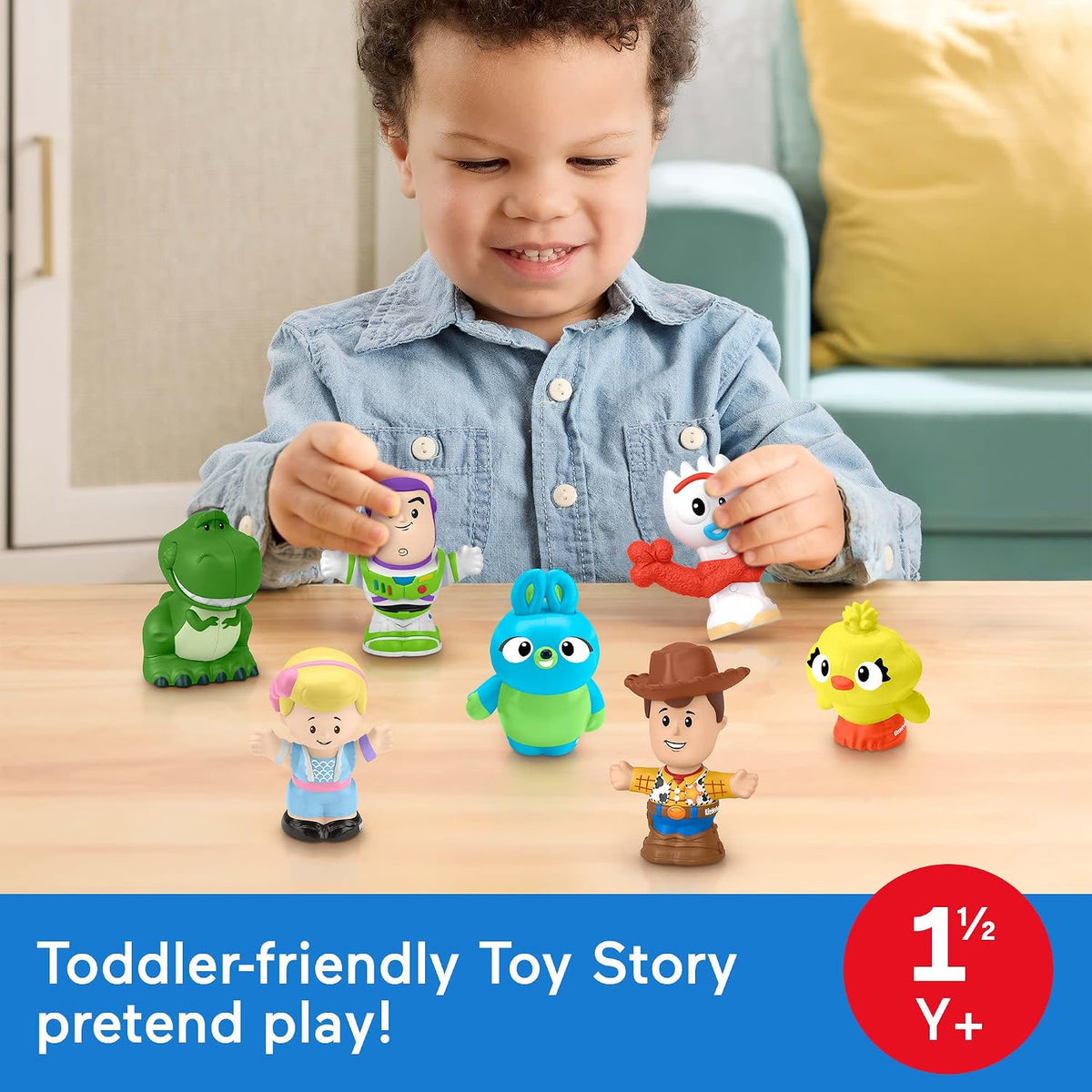 Fisher-Price Little People Disney Pixar Toy Story - Juego de figuras