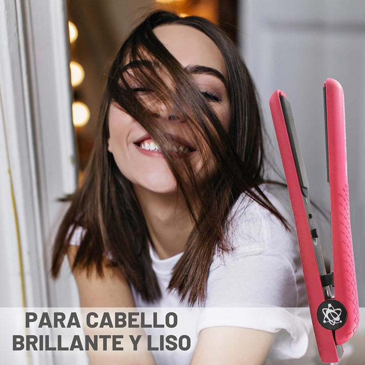 Evalectric Classic Styler - Plancha plana de cerámica de 1.25 pulga...