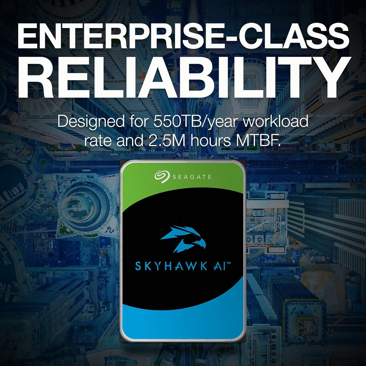 Disco duro interno Seagate Skyhawk AI de 20TB para video \u2013 3.5...
