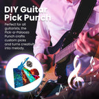 Paquete de regalo de punzón de púa de guitarra de bricolaje