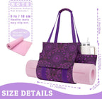 Bolsa para esterilla de yoga, bolsas de gimnasio para mujeres y