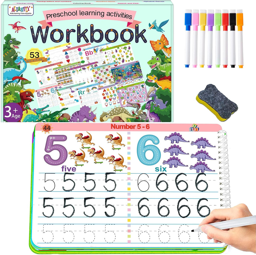 ALIANFLY Libro de actividades de aprendizaje preescolar - Libro de...
