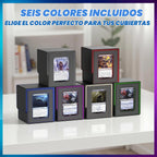 UAONO Caja de cartas para MTG Commander, se adapta a 100 tarjetas de doble