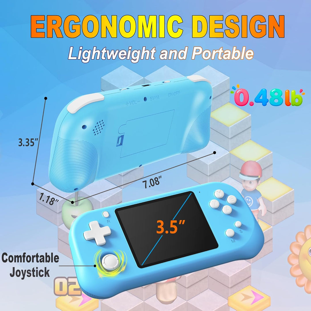 Beijue Juego de mano para niños con pantalla IPS de 3.5 pulgadas, 1...