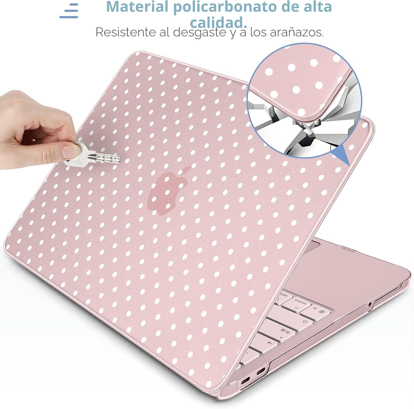MEEgoodo Funda estampada para MacBook Neo de 13 pulgadas versión 20...