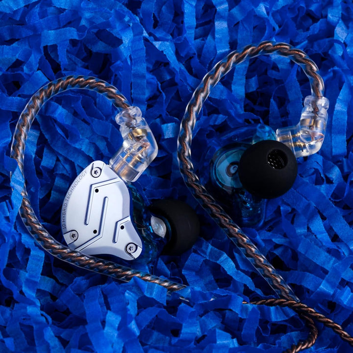 Linsoul - KZ ZS10 Pro, 4BA+1DD, con 5 controladores, auriculares de...