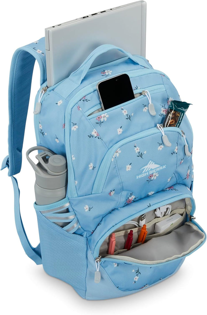 High Sierra Mochila Swoop Sg unisex, azul, (Floral\/blue), Tamaño ú...
