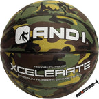 AND1 Xcelerate - Balón de baloncesto de goma, tamaño reglamentario oficial