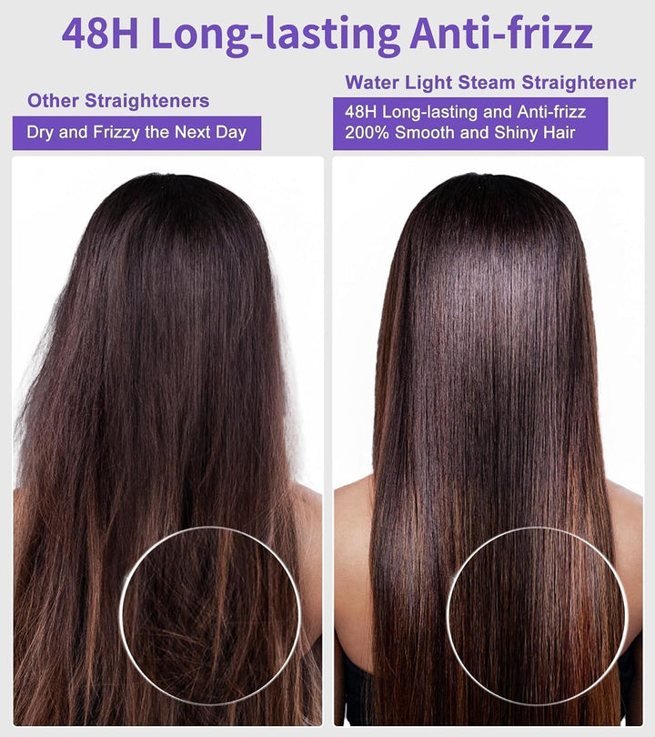 Alisadores de vapor para cabello, planchas alisadoras profesionales...