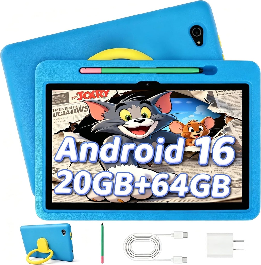 Tablet Android 16 para niños mejorada 2026, tableta de 10 pulgadas...
