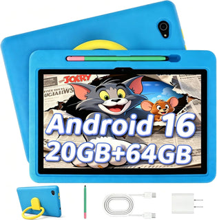 Tablet Android 16 para niños mejorada 2026, tableta de 10 pulgadas...