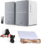 Edifier R1280T Altavoces alimentados para estantería - Altavoz de monitor de estudio de campo cercano activo 2.0 - Carcasa blanca - 42 vatios RMS