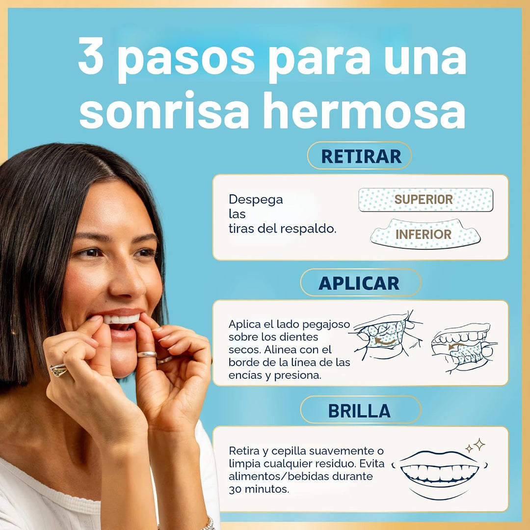 Lumineux Whitening Duo Set - Sin peróxido - Esmalte seguro para die...