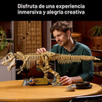 LEGO Jurassic World Dinosaur Fossils: Tyrannosaurus Rex - Juego de construcción para adultos, mayores de 18 años, regalo de dinosaurio para amantes del cine, decoración coleccionable para el hogar, para dormitorio, oficina o cualquier habitación - 76968