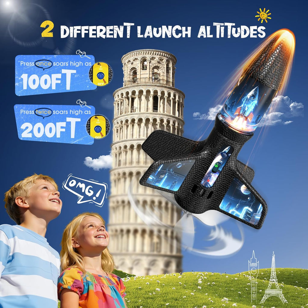 Lanzacohetes para niños, Spinner Rokcet, juguetes Rokcet para niños de 6 a