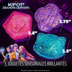 Horizon Group USA Slimygloop Gelli Gels, Netflix Kpop Demon Hunters 3 Pack