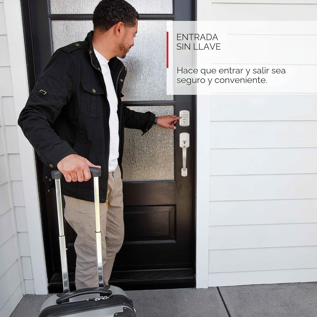Kwikset Powerbolt 250 Cerradura Electrónica de Pestillo para Puerta...