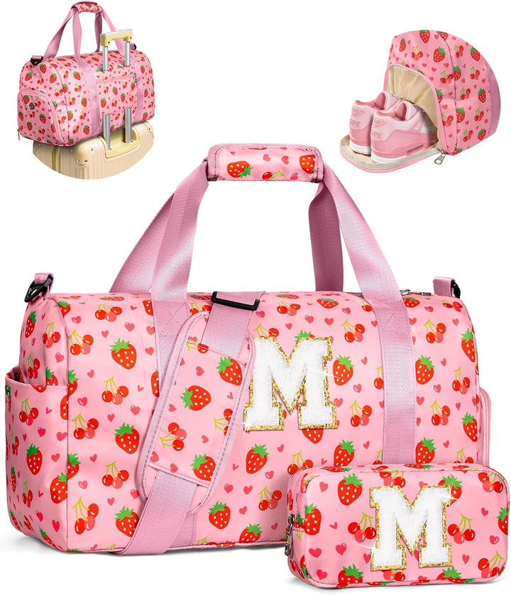 Regalos Elilier para niñas, bolsa de lona inicial para niños, linda...