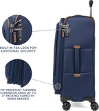 Travelpro Crew Classic Maleta de mano ligera, extensible, de lados suaves, Azul patriota