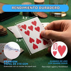 Regal Games [144 mazos] Rockets Juego de cartas a granel para adultos y profesionales - Acabado de lino de 310 GSM - Tarjetas de póquer para Blackjack, Euchre, Canasta - Grado de casino, tarjetas de viaje y noche de juego