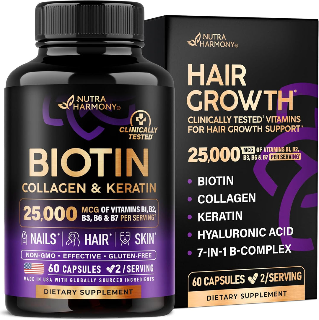 Biotina | Colágeno | Ácido hialurónico | Queratina - Vitaminas para...