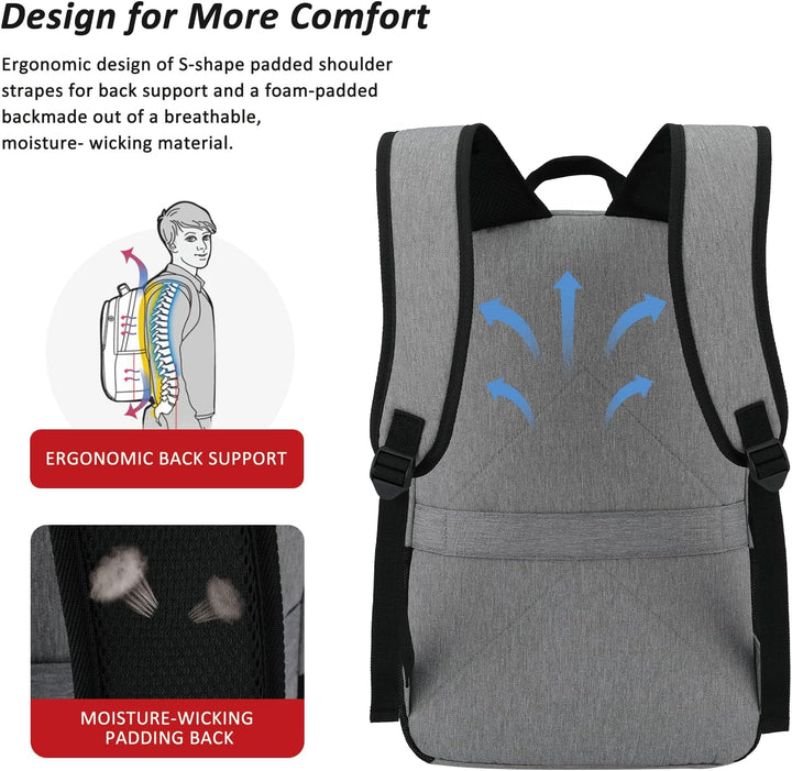 MAXTOP Mochila de viaje para computadora portátil, mochilas de nego...