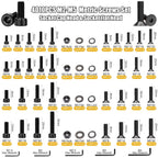 ZTF Surtido de tornillos métricos, tornillos surtidos M2 M3 M4 M5