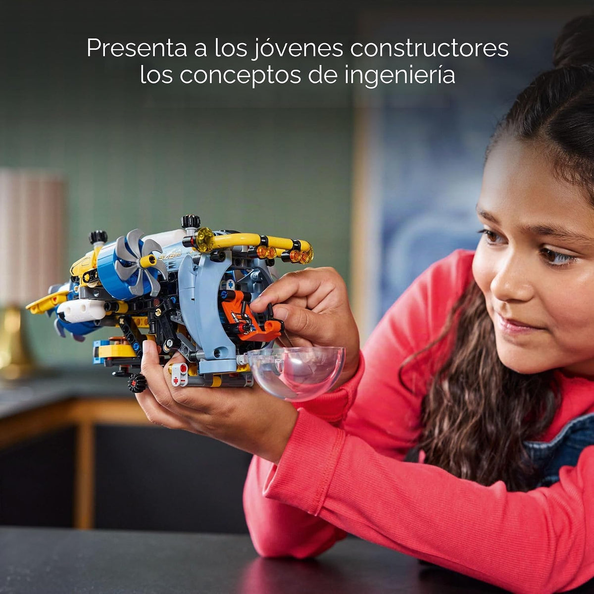 LEGO Technic Submarino de Investigación de Aguas Profundas - Juguete de Construcción para Niños, Niños y Niñas, a Partir de 9 Años - Idea de Regalo Creativa y Única para Cumpleaños - Hélices Movibles