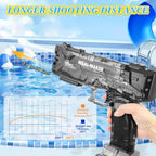 Pistola de agua eléctrica con 2 baterías recargables, pistolas de agua para adultos